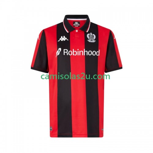 Camisolas de futebol OGC Nice Equipamento Principal 2025/26 Manga Curta Camisolas de futebol OGC Nice Equipamento Principal 2025/26 Manga Curta